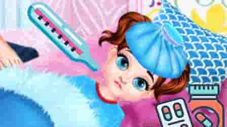 baby taylor goes sick