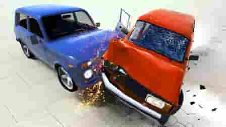 beam drive car crash test simulator