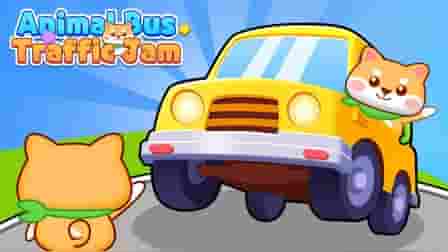 animal bus traffic jam