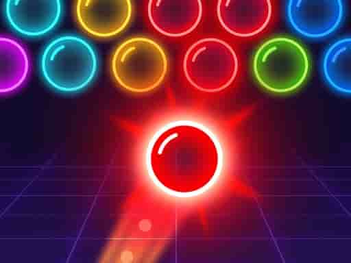 bubble shooter neon
